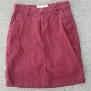 Aventura A-Line Organic Cotton Short Skirt
